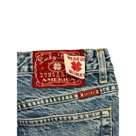 Vintage Y2K Lucky Brand Dungarees Men’s Size 34 Relaxed Baggy Fit Bootcut USA - Picture 9 of 11